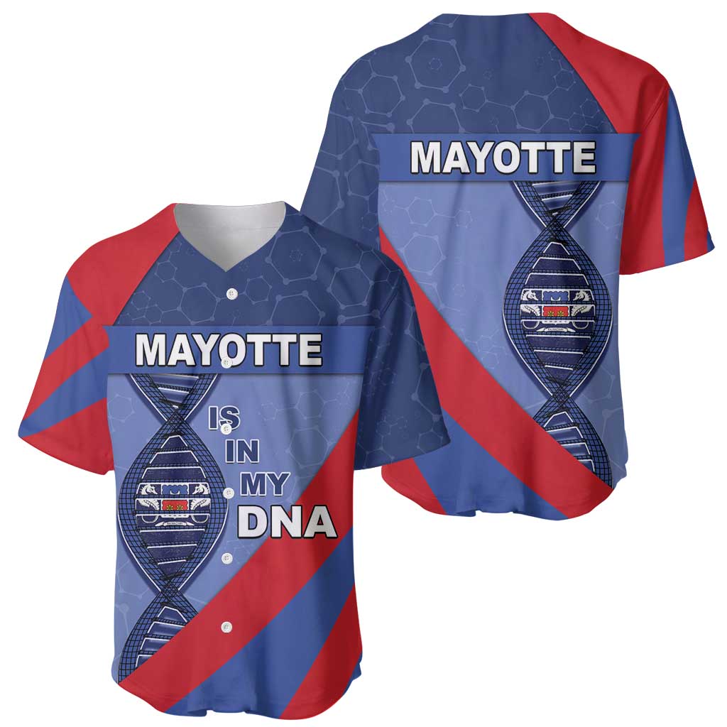 Mayotte Is In My DNA Baseball Jersey - Wonder Print Shop