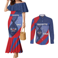 Mayotte Is In My DNA Couples Matching Mermaid Dress and Long Sleeve Button Shirt - Wonder Print Shop