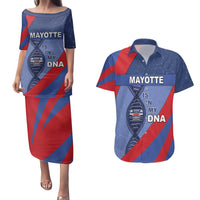 Mayotte Is In My DNA Couples Matching Puletasi and Hawaiian Shirt - Wonder Print Shop