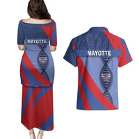 Mayotte Is In My DNA Couples Matching Puletasi and Hawaiian Shirt - Wonder Print Shop
