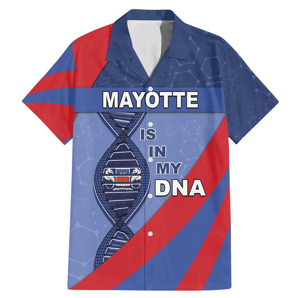 Mayotte Is In My DNA Family Matching Mermaid Dress and Hawaiian Shirt - Wonder Print Shop