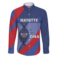 Mayotte Is In My DNA Family Matching Off The Shoulder Long Sleeve Dress and Hawaiian Shirt - Wonder Print Shop