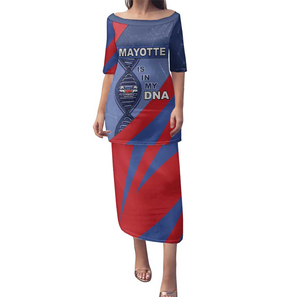 Mayotte Is In My DNA Family Matching Puletasi and Hawaiian Shirt - Wonder Print Shop