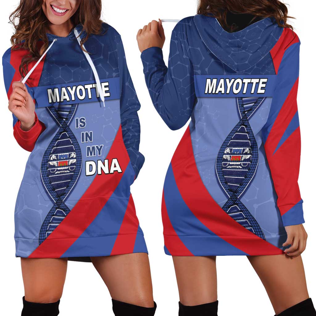 Mayotte Is In My DNA Hoodie Dress - Wonder Print Shop
