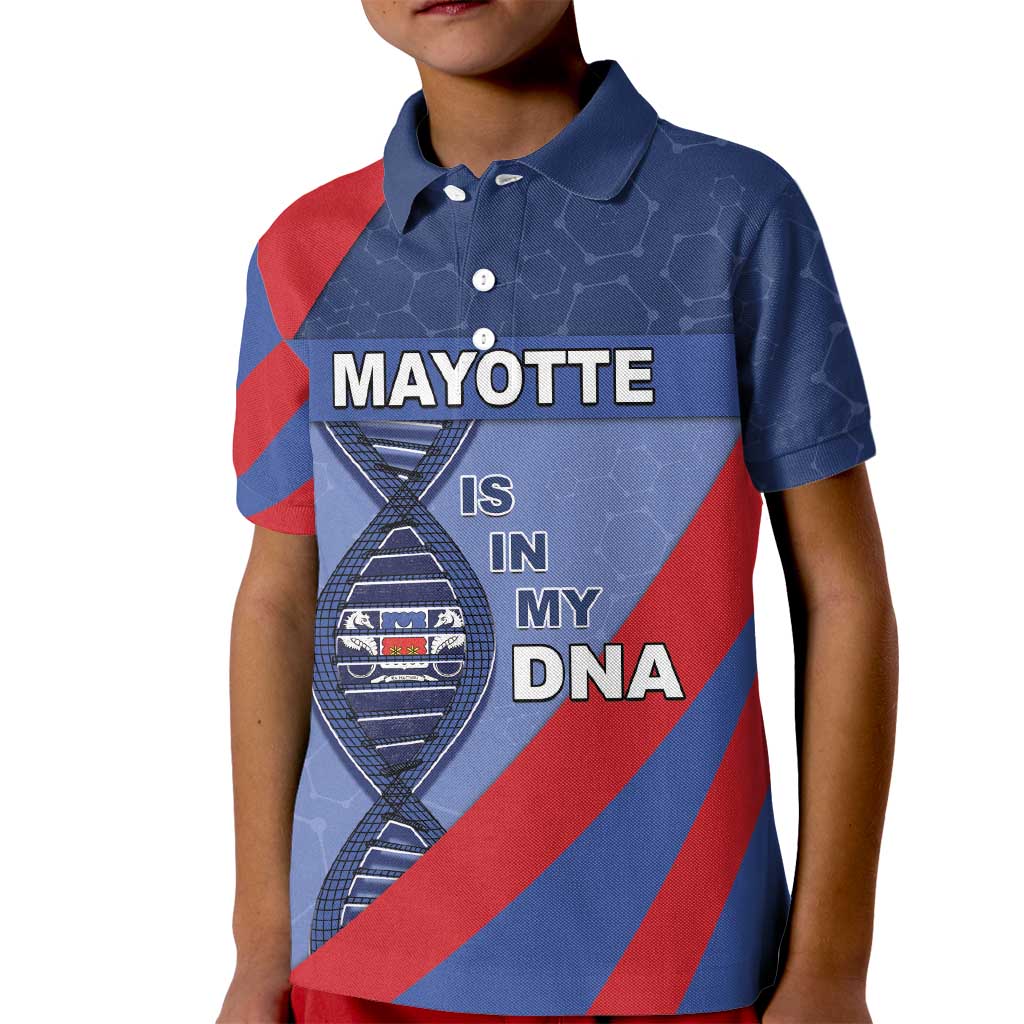 Mayotte Is In My DNA Kid Polo Shirt - Wonder Print Shop