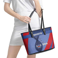 Mayotte Is In My DNA Leather Tote Bag - Wonder Print Shop