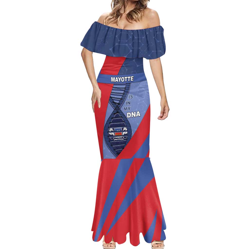 Mayotte Is In My DNA Mermaid Dress - Wonder Print Shop