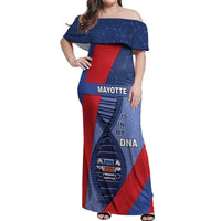 Mayotte Is In My DNA Off Shoulder Maxi Dress - Wonder Print Shop
