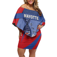 Mayotte Is In My DNA Off Shoulder Short Dress - Wonder Print Shop