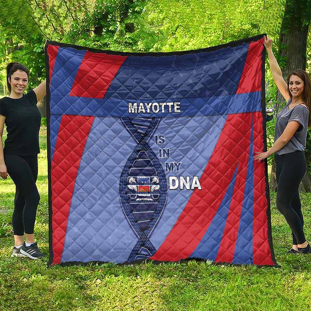 Mayotte Is In My DNA Quilt - Wonder Print Shop