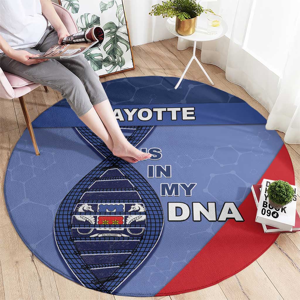Mayotte Is In My DNA Round Carpet - Wonder Print Shop