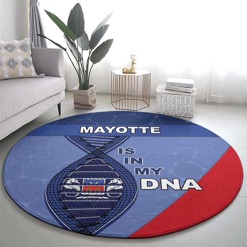 Mayotte Is In My DNA Round Carpet - Wonder Print Shop
