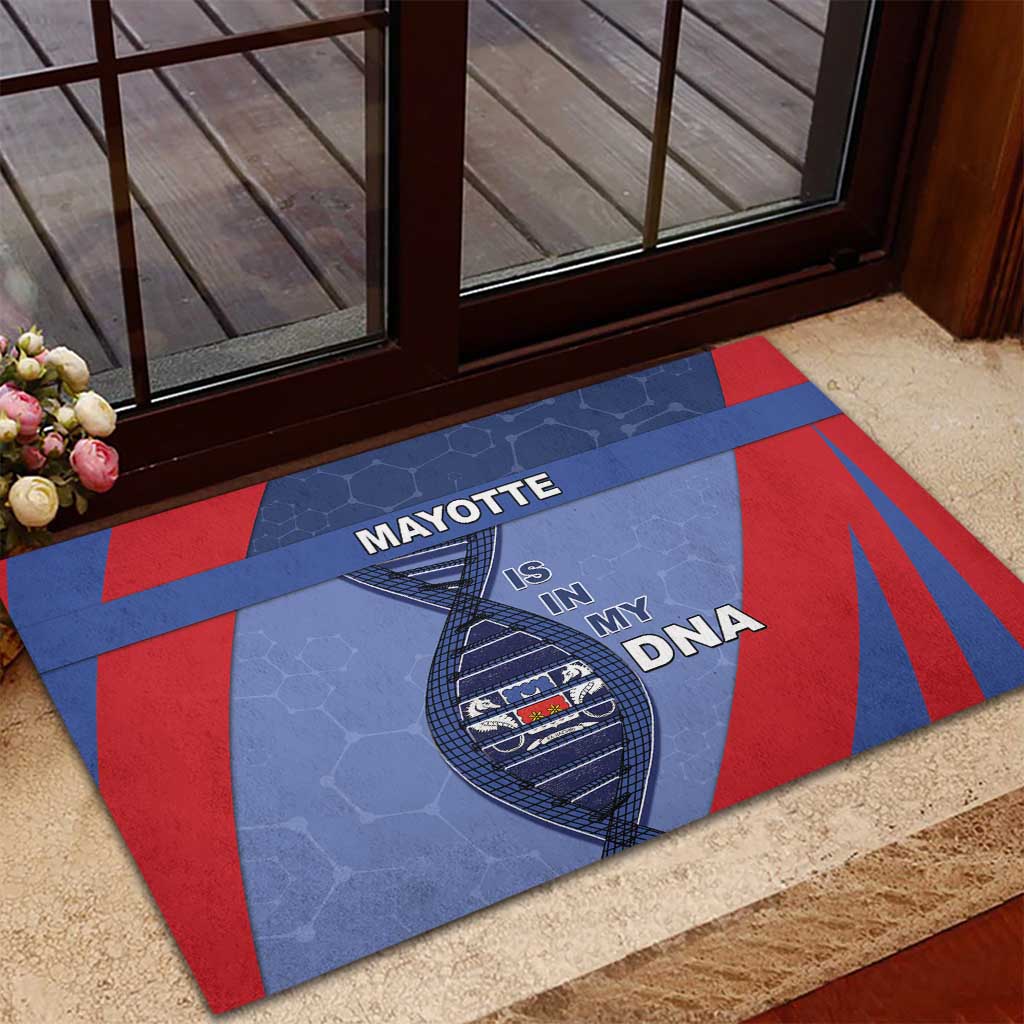 Mayotte Is In My DNA Rubber Doormat - Wonder Print Shop