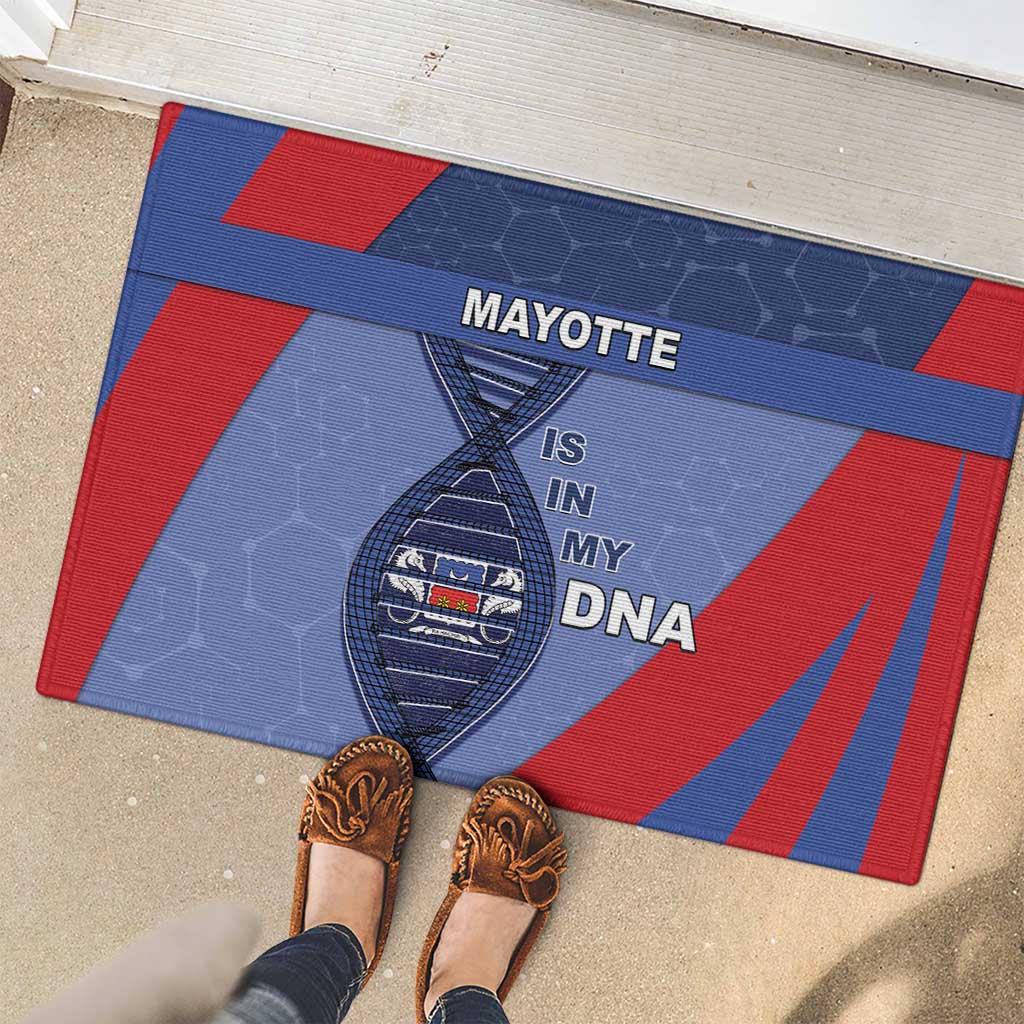 Mayotte Is In My DNA Rubber Doormat - Wonder Print Shop