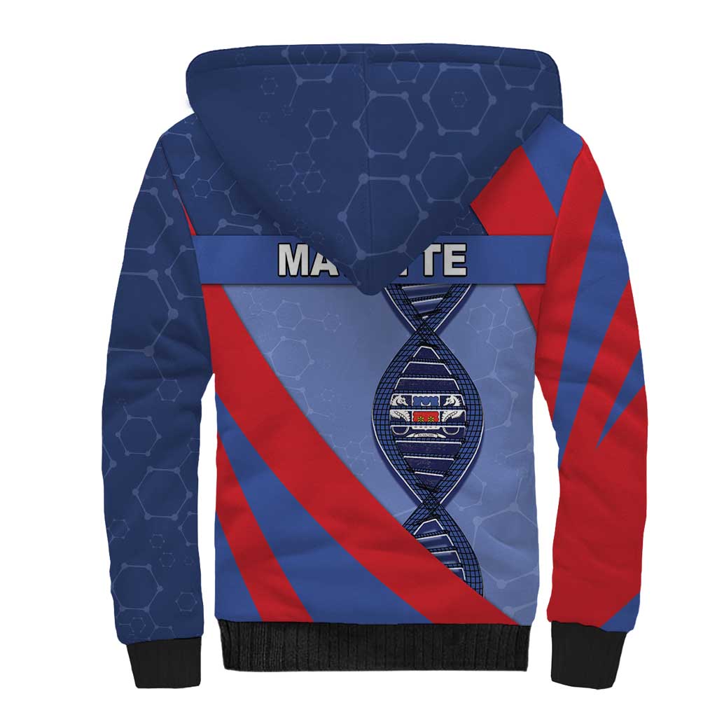 Mayotte Is In My DNA Sherpa Hoodie - Wonder Print Shop