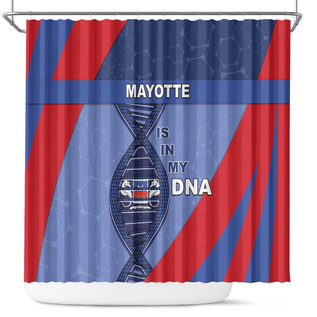 Mayotte Is In My DNA Shower Curtain - Wonder Print Shop