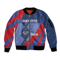Mayotte Is In My DNA Sleeve Zip Bomber Jacket - Wonder Print Shop