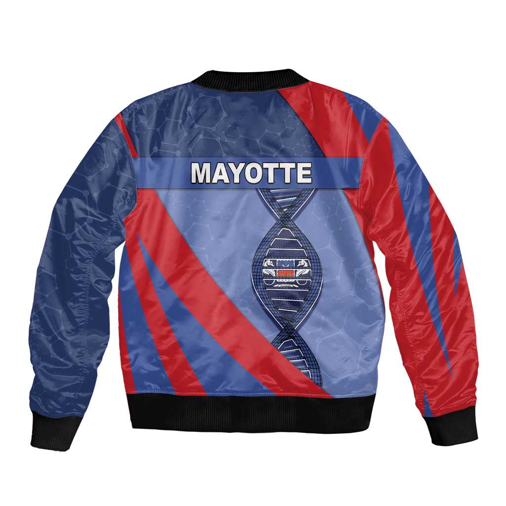 Mayotte Is In My DNA Sleeve Zip Bomber Jacket - Wonder Print Shop