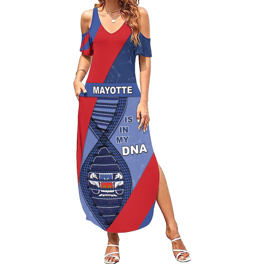 Mayotte Is In My DNA Summer Maxi Dress - Wonder Print Shop