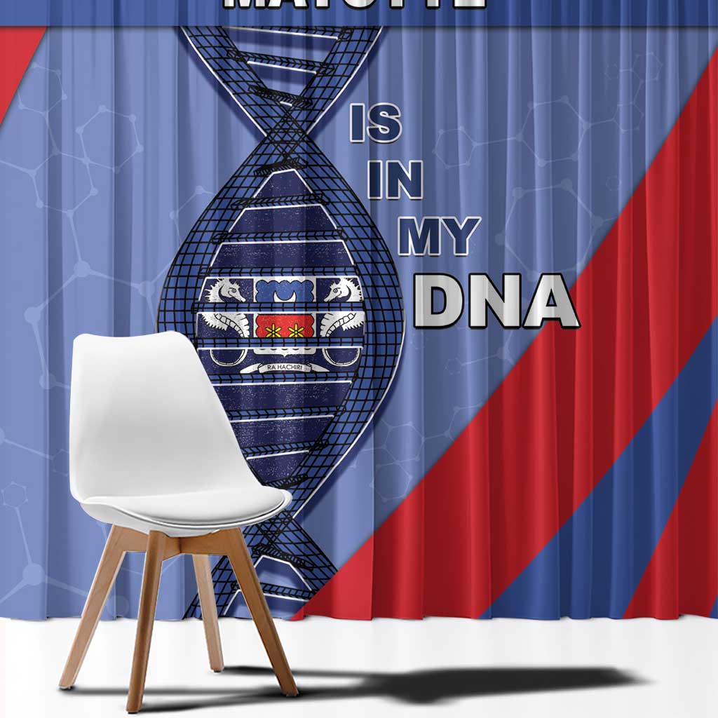 Mayotte Is In My DNA Window Curtain - Wonder Print Shop