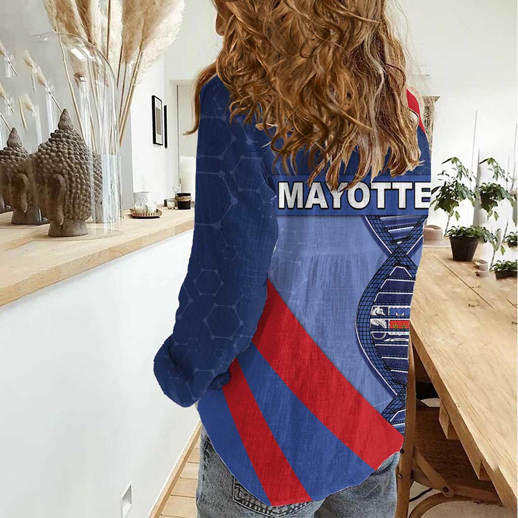 Mayotte Is In My DNA Women Casual Shirt - Wonder Print Shop
