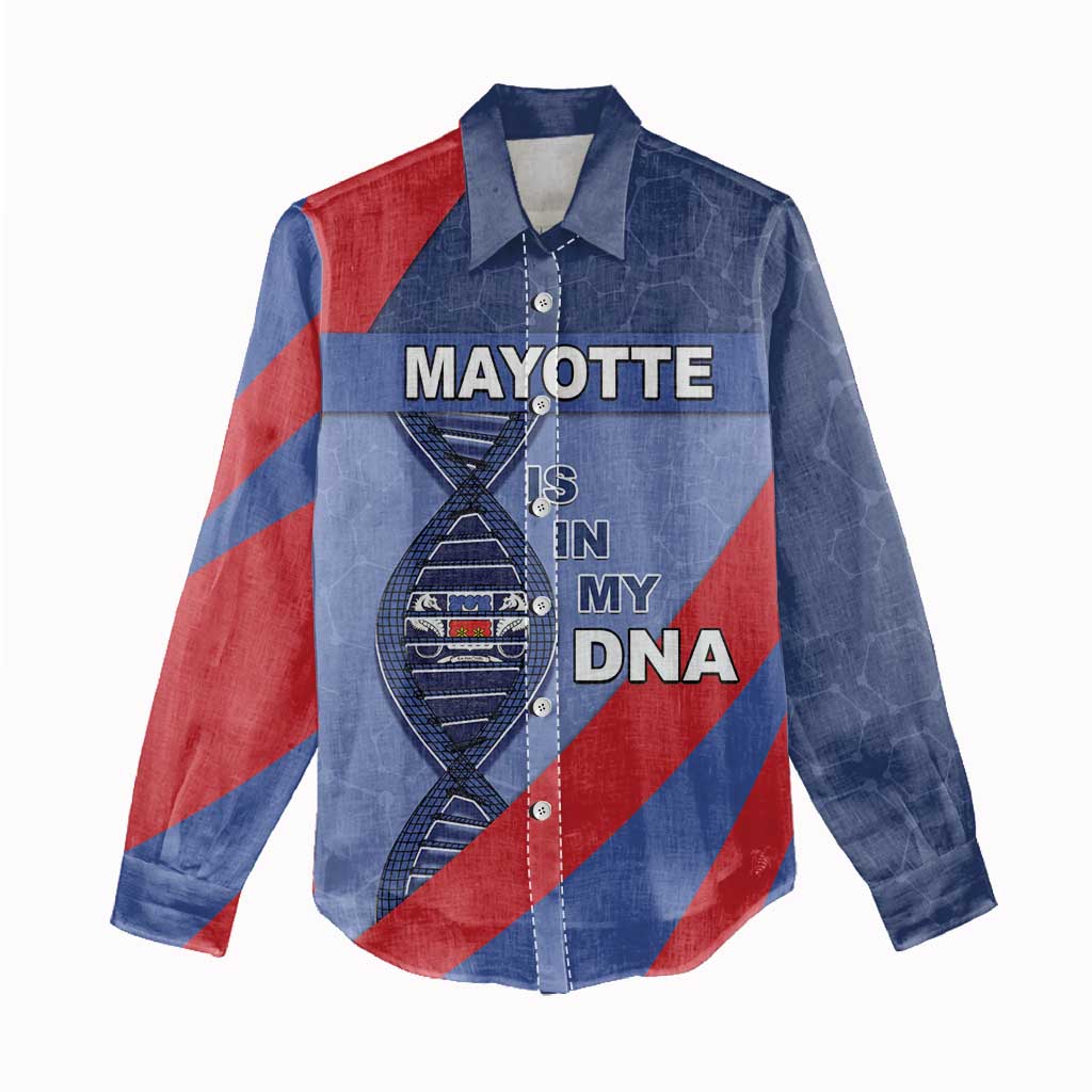 Mayotte Is In My DNA Women Casual Shirt - Wonder Print Shop