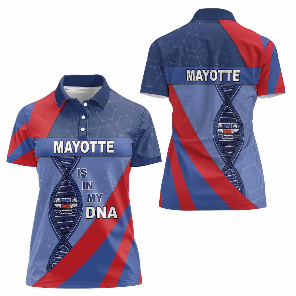 Mayotte Is In My DNA Women Polo Shirt - Wonder Print Shop