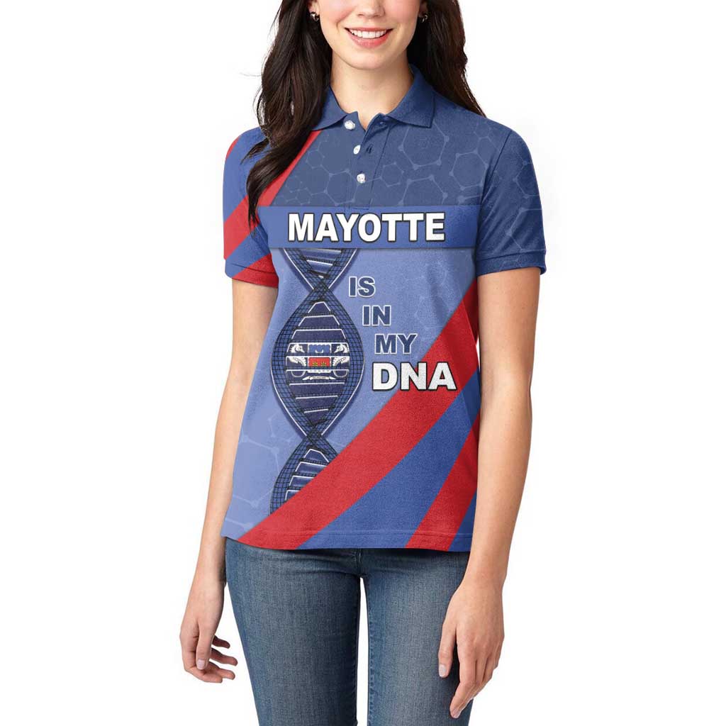 Mayotte Is In My DNA Women Polo Shirt - Wonder Print Shop