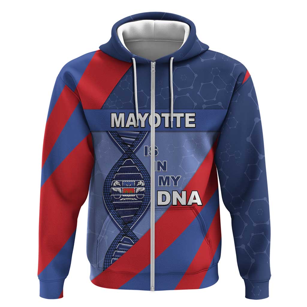 Mayotte Is In My DNA Zip Hoodie - Wonder Print Shop
