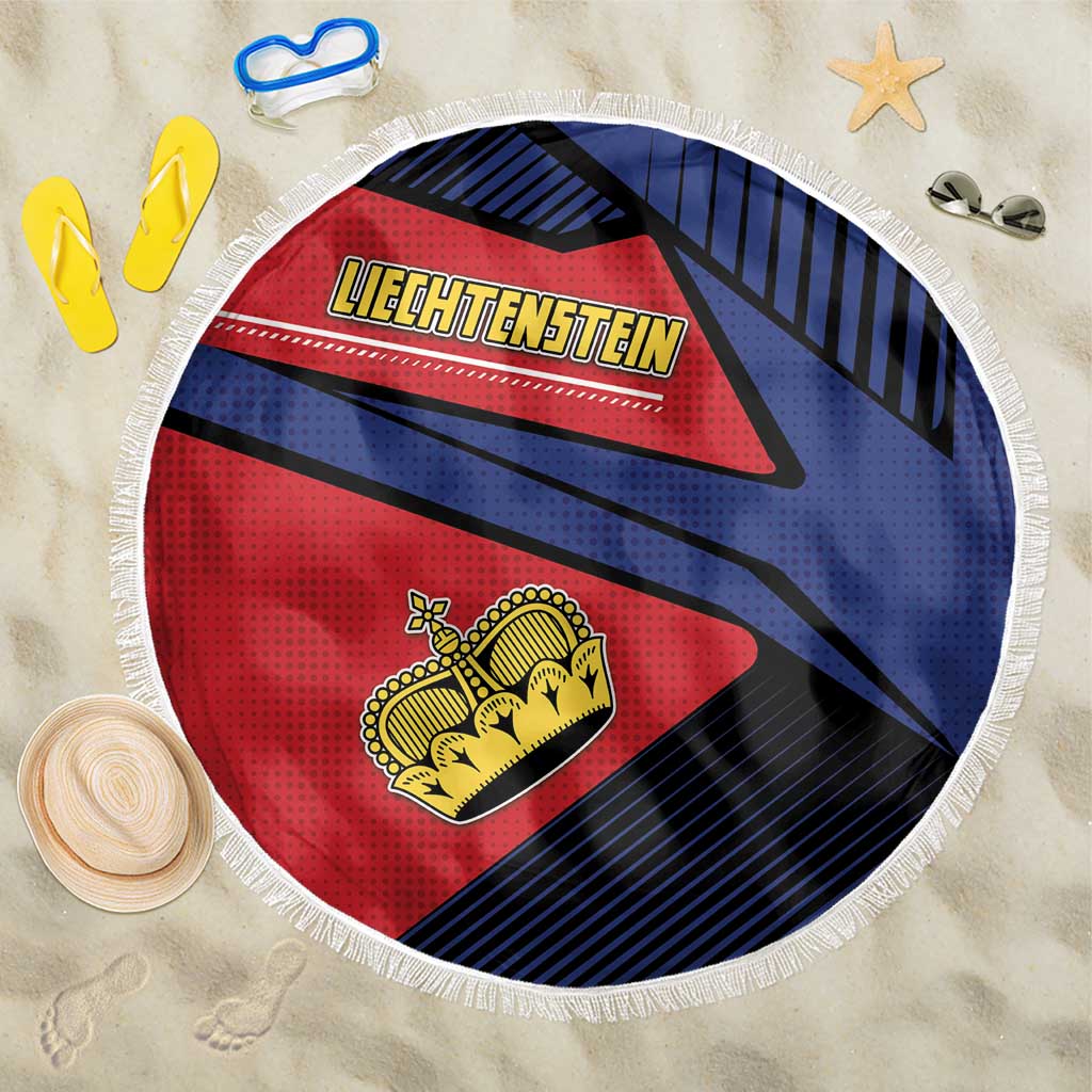 Liechtenstein Beach Blanket Crown Symbol - Wonder Print Shop