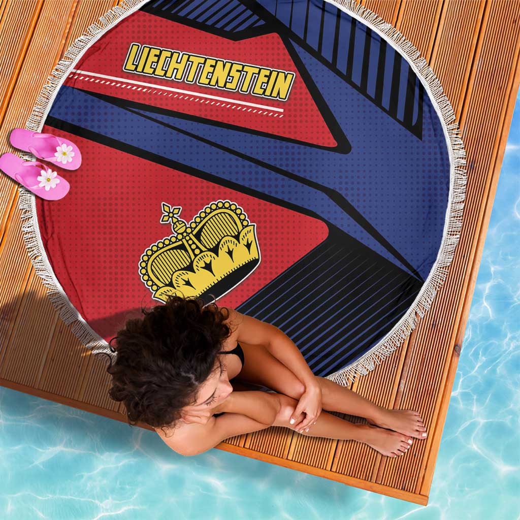 Liechtenstein Beach Blanket Crown Symbol - Wonder Print Shop