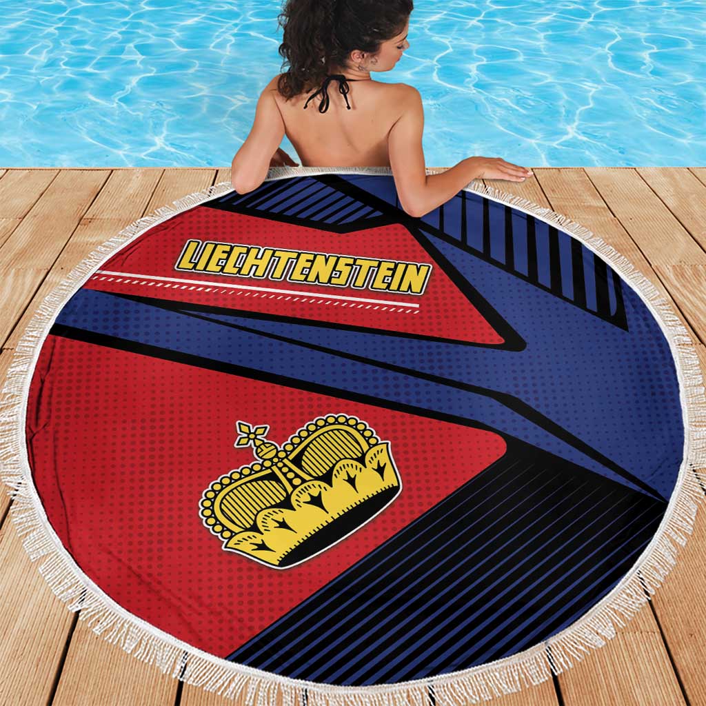 Liechtenstein Beach Blanket Crown Symbol - Wonder Print Shop