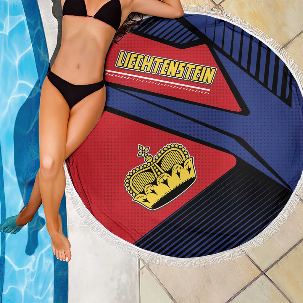 Liechtenstein Beach Blanket Crown Symbol - Wonder Print Shop