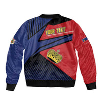 Personalized Liechtenstein Bomber Jacket Crown Symbol - Wonder Print Shop