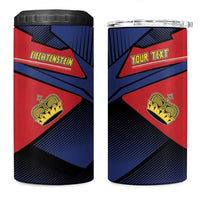 Personalized Liechtenstein 4 in 1 Can Cooler Tumbler Crown Symbol - Wonder Print Shop