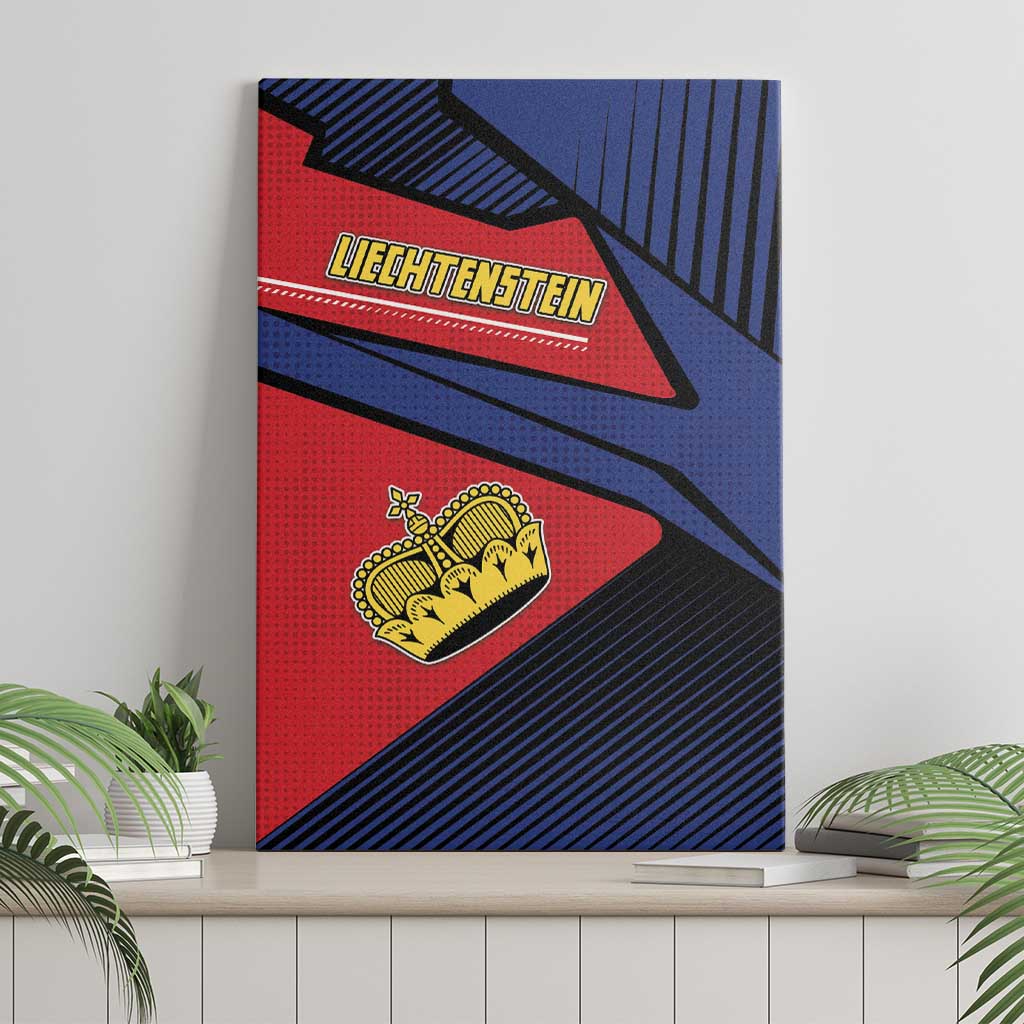Liechtenstein Canvas Wall Art Crown Symbol - Wonder Print Shop