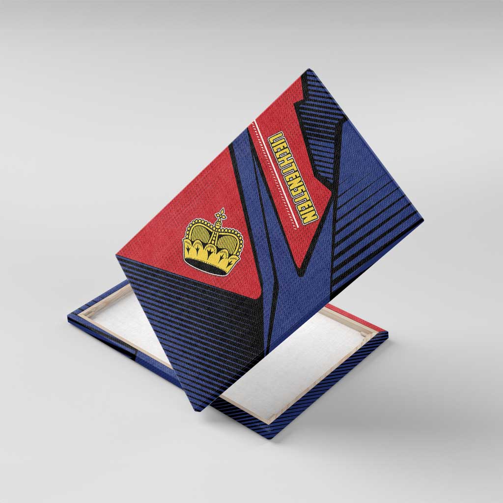 Liechtenstein Canvas Wall Art Crown Symbol - Wonder Print Shop