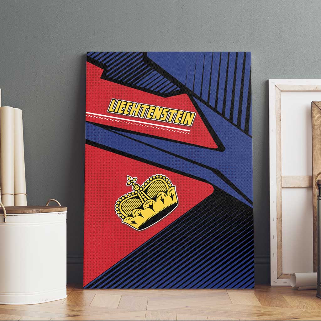 Liechtenstein Canvas Wall Art Crown Symbol - Wonder Print Shop