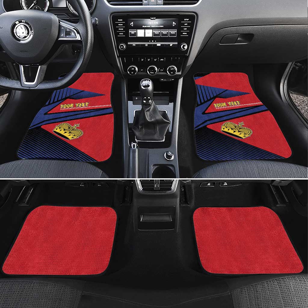 Liechtenstein Car Mats Crown Symbol - Wonder Print Shop