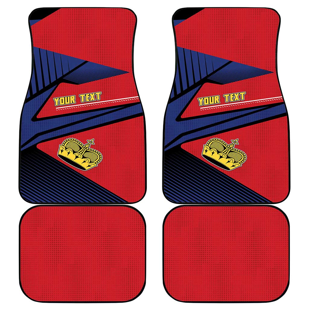 Liechtenstein Car Mats Crown Symbol - Wonder Print Shop