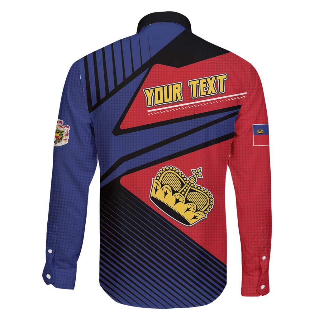 Personalized Liechtenstein Family Matching Off Shoulder Maxi Dress and Hawaiian Shirt Crown Symbol - Wonder Print Shop