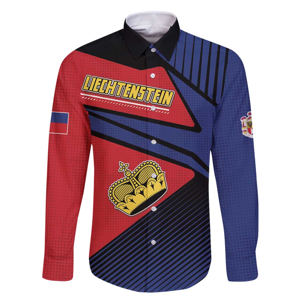 Personalized Liechtenstein Family Matching Puletasi and Hawaiian Shirt Crown Symbol - Wonder Print Shop