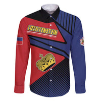 Personalized Liechtenstein Family Matching Puletasi and Hawaiian Shirt Crown Symbol - Wonder Print Shop