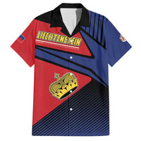 Personalized Liechtenstein Family Matching Summer Maxi Dress and Hawaiian Shirt Crown Symbol - Wonder Print Shop
