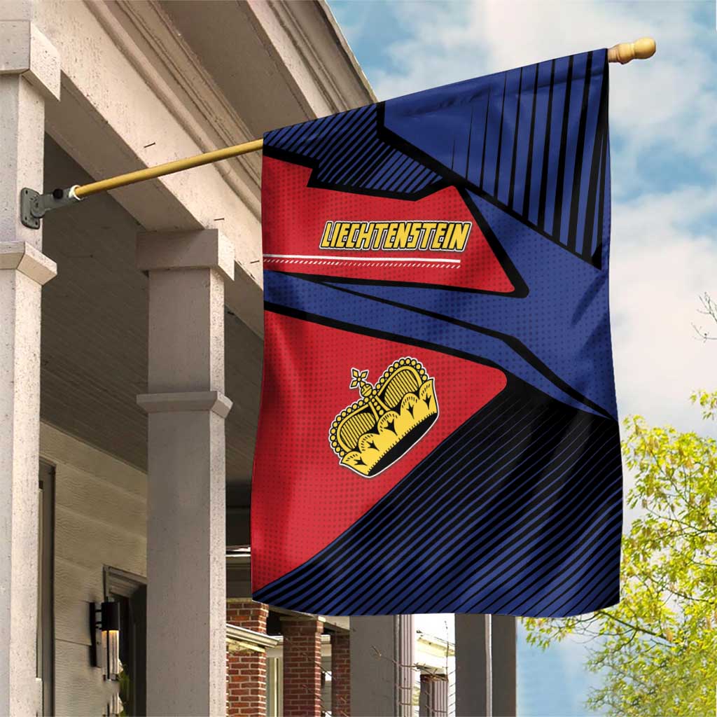 Liechtenstein Garden Flag Crown Symbol - Wonder Print Shop