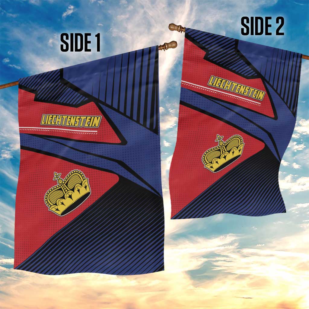 Liechtenstein Garden Flag Crown Symbol - Wonder Print Shop