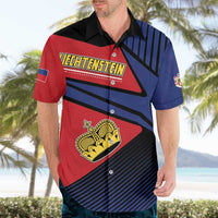 Personalized Liechtenstein Hawaiian Shirt Crown Symbol - Wonder Print Shop