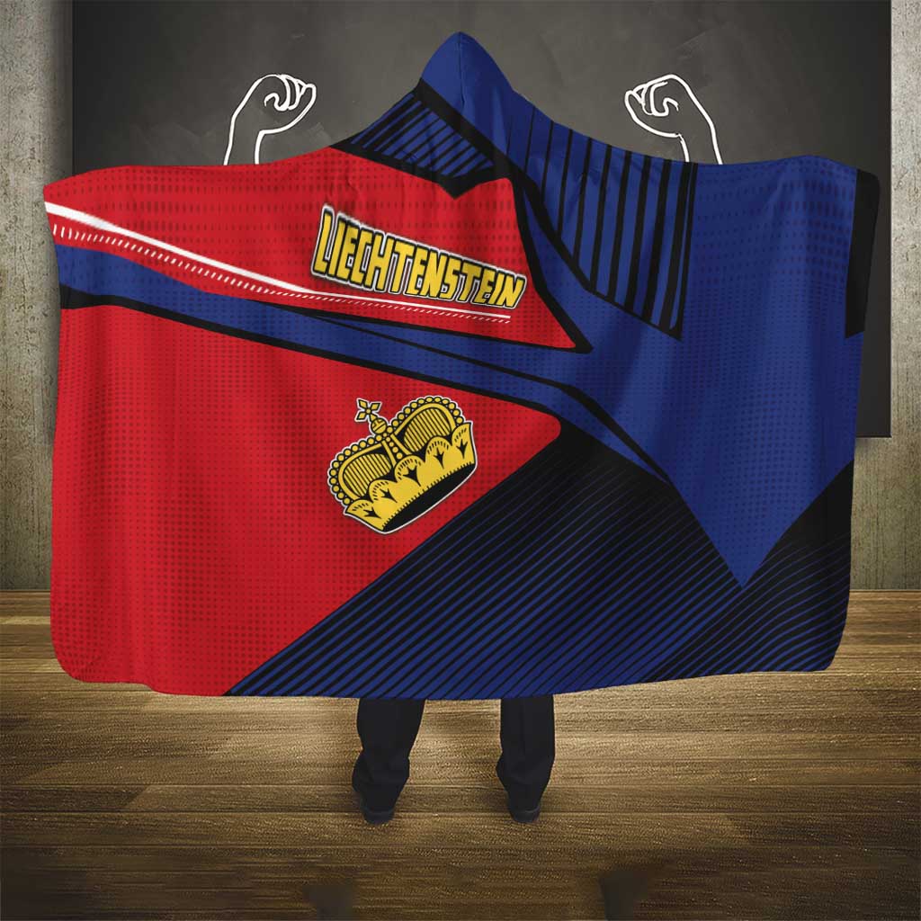 Liechtenstein Hooded Blanket Crown Symbol - Wonder Print Shop