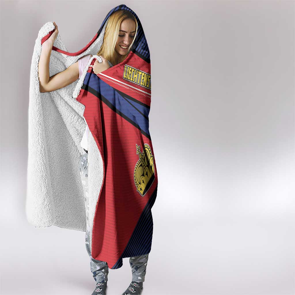 Liechtenstein Hooded Blanket Crown Symbol - Wonder Print Shop