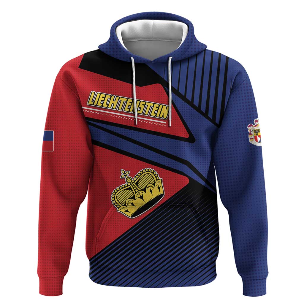 Personalized Liechtenstein Hoodie Crown Symbol - Wonder Print Shop